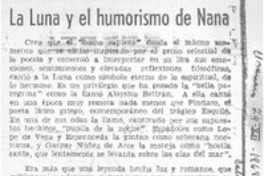 La luna y el humorismo de Nana
