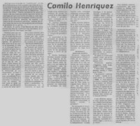 Camilo Henríquez.