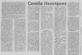 Camilo Henríquez.