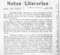Notas literarias