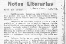 Notas literarias