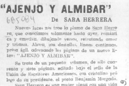 Ajenjo y almibar"