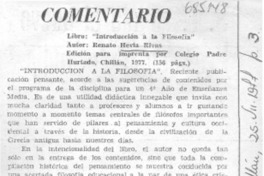 Introducción a la filosofía