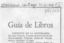 Concepto de la naturaleza.