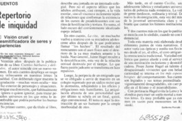 Repertorio de iniquidad