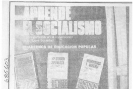 Educación política y económica para los obreros, Quimantu
