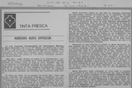 Marxismo, nueva exposición.