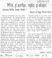 Mitá p'arriba, mitá p'abajo