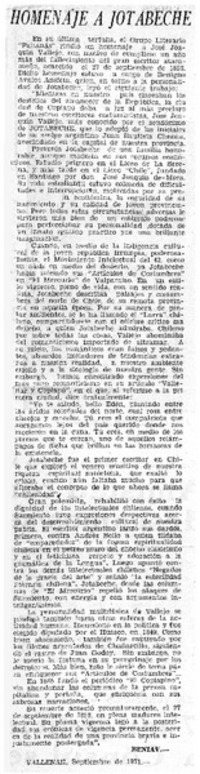 Homenaje a Jotabeche