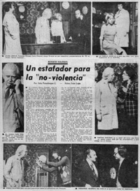 Un estafador para la "no-violencia"