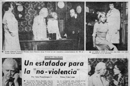 Un estafador para la "no-violencia"