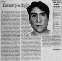 Dramaturgo ecológico