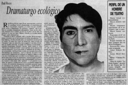 Dramaturgo ecológico