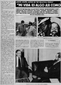 Mi vida es algo asi como un continuo movimiento" : [entrevista]