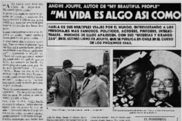 Mi vida es algo asi como un continuo movimiento" : [entrevista]