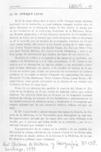 El Dr. Enrique Laval.