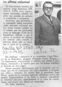 La Última voluntad.