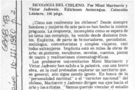 Sicología del chileno