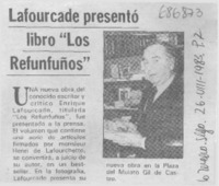 Lafourcade presentó libro "Los refunfuños".