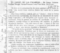 El Jardín de las palabras.