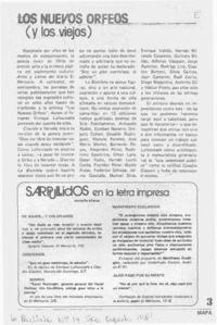 Los nuevos orfeos.