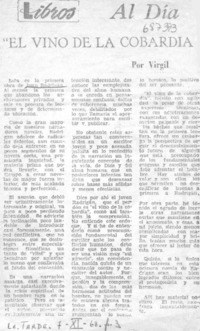 El Vino de la cobardía