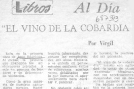 El Vino de la cobardía