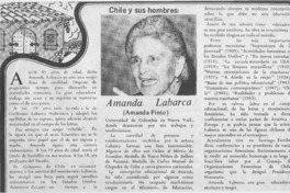 Amanda Labarca.