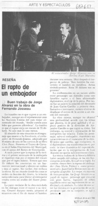 El Rapto de un embajador.