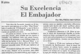 Su excelencia el embajador