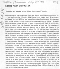 Bendita mi lengua sea".