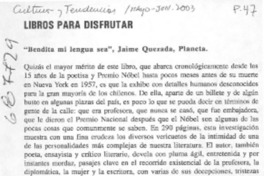 Bendita mi lengua sea".