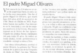 El Padre Miguel Olivares
