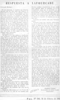 Respuesta a Lafourcade