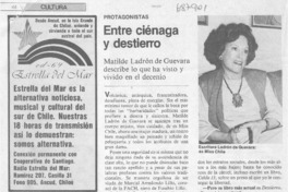 Entre ciénega y destierro : [entrevista]