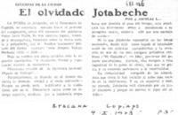 El olvidado Jotabeche