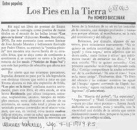 Los pies en la tierra