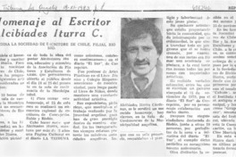 Homenaje al escritor Alcibíades Iturra C.