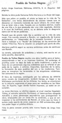 Pueblo de techos negros.