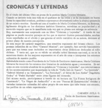 Crónicas y leyendas