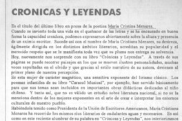 Crónicas y leyendas