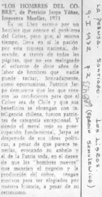 Los hombres del cobre"
