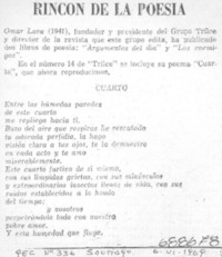 Rincón de la poesía.