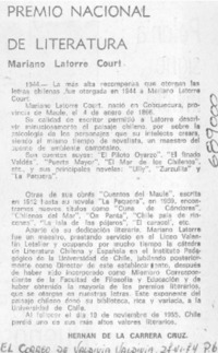 Premio Nacional de Literatura