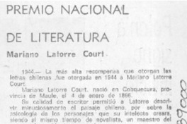 Premio Nacional de Literatura