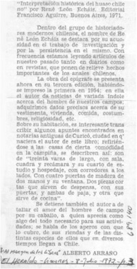Interpretación histórica del huaso chileno