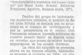 Interpretación histórica del huaso chileno