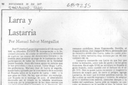 Larra y Lastarria