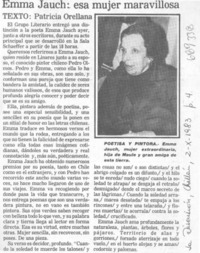 Emma Jauch: esa mujer maravillosa