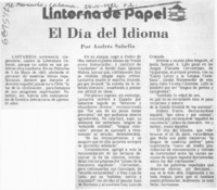 El día del idioma